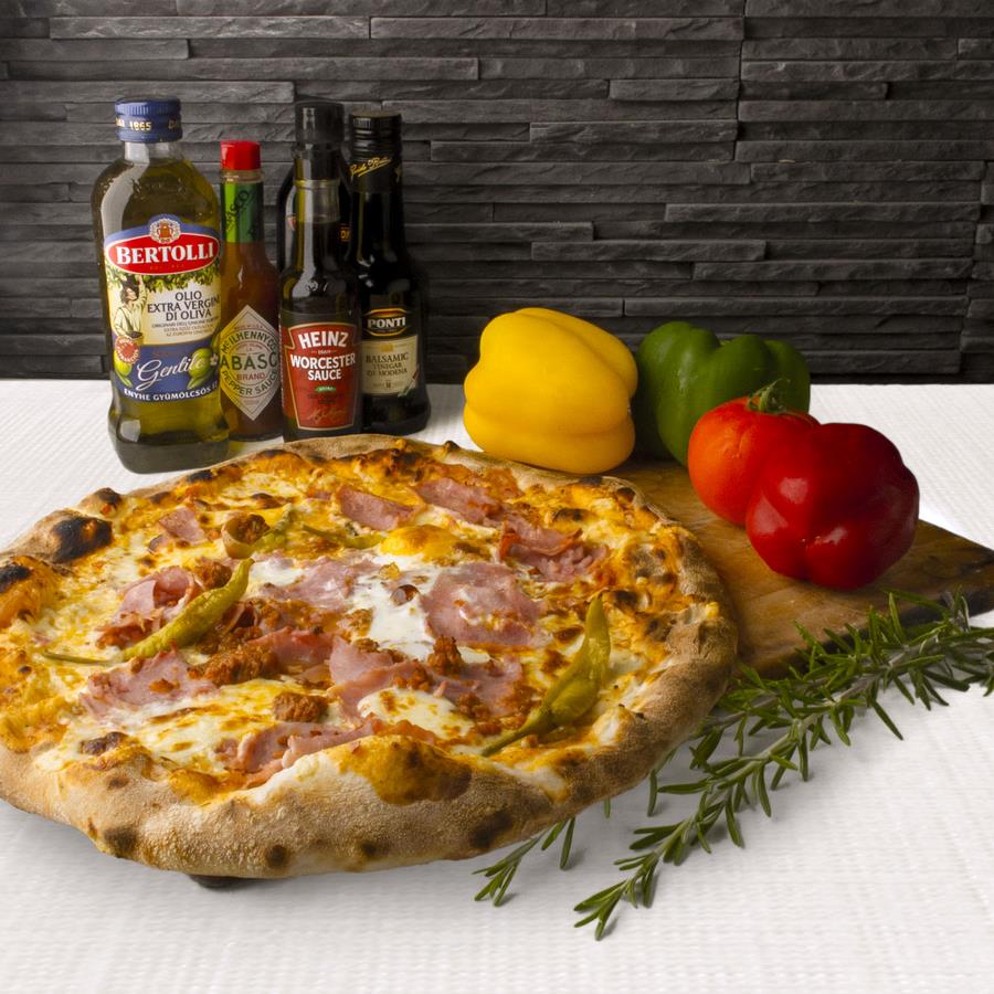 40. BBQ pizza